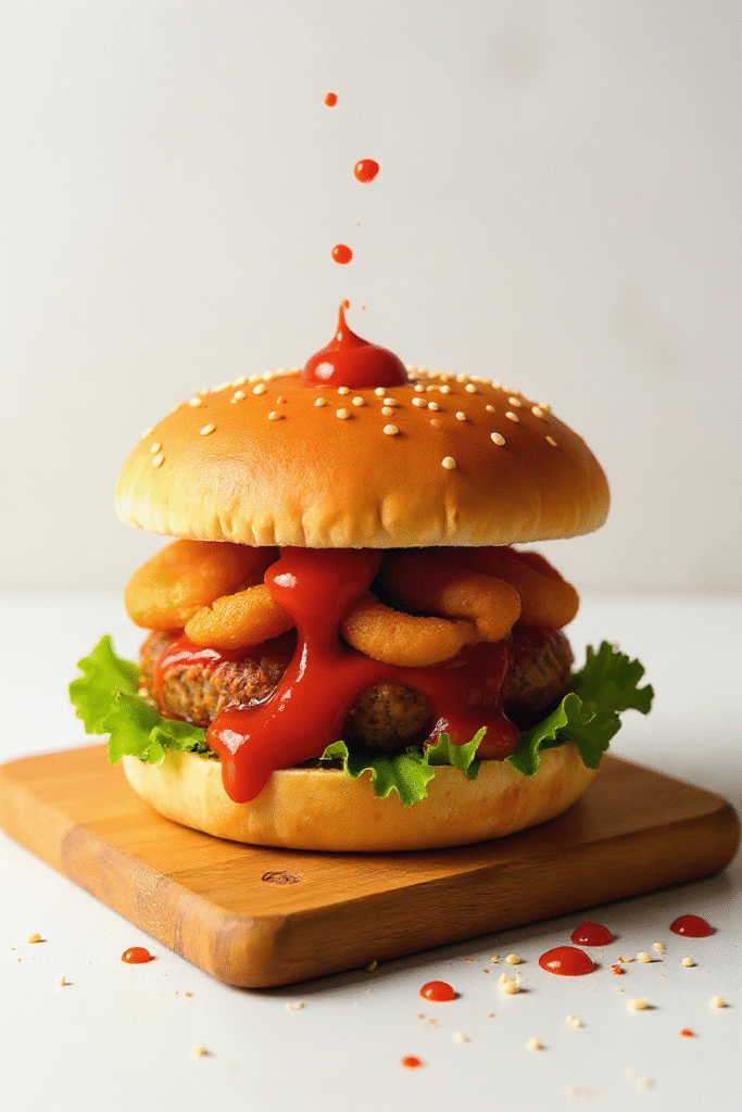 tomato ketchup burgers
